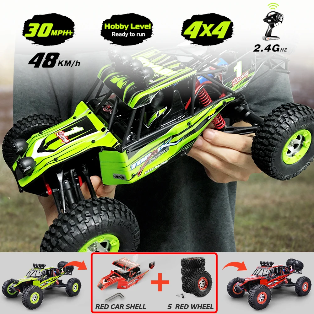 1/12 RC автомобили 4WD скоростной гоночный автомобиль 48 км/ч RTR Rc грузовик 2 4G