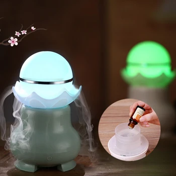 

Usb Night Luminescent Pearl Aromatherapy Humidifier Home Office Desktop Ultrasonic Aroma Essential Oil Diffuser with Led