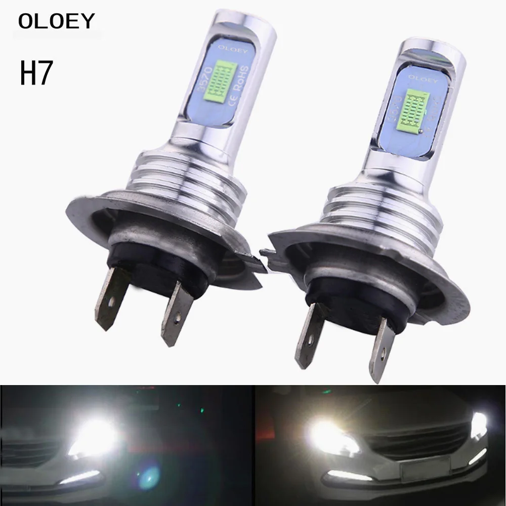

Car H7 LED Lamp H4 H3 H1 H11 LED Front Bulb 9005 880 881 Ice lamp 6000K 12V Car Headlights Car Fog Light Kit 2PCS