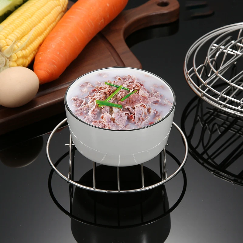 Steamer Rack steamer rack 1Pcs Stainless Steel Multifunction Pot Steaming Tray Dumplings Eggs Grill Stand Kitchen Tableware Cooking Utensils