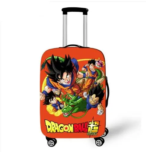 picture color 18-32 дюймов Dragon Ball Z DBZ чехол для чемодана для путешествий чемодан протектор для мальчиков и девочек на колесиках прочный защитный чехол - Цвет: picture color