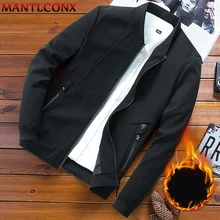MANTLCONX зимняя куртка мужская 7XL 8XL Толстая теплая парка пальто повседневная флисовая куртка, пальто ветрозащитная мужская куртка ветровка мужская