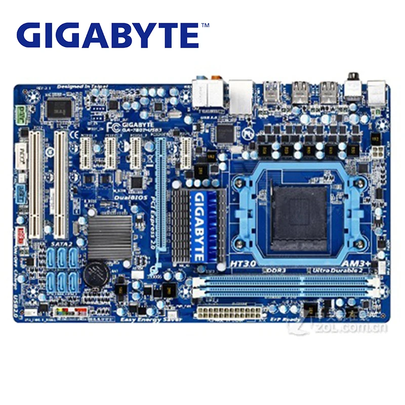 Разъем AM3+ для AMD 760G Gigabyte GA-780T-USB3 материнская плата DDR3 16GB GA-780T-USB 3,0 780T USB3 настольная системная плата