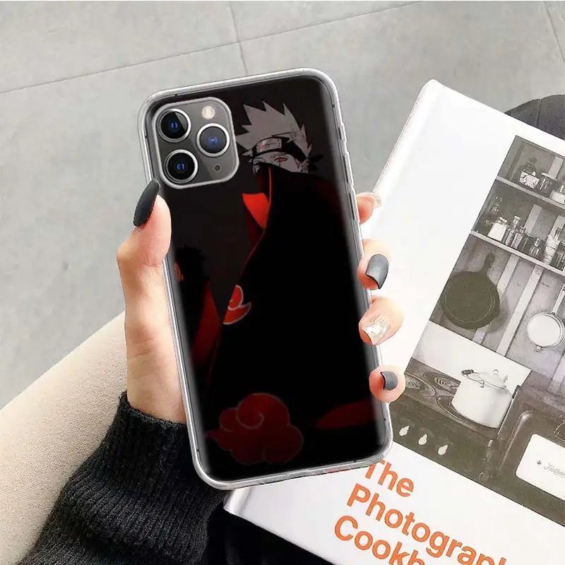 Чехол с аниме Наруто Какаши для Apple iphone 11 Pro XS Max XR X 7 8 6 6S Plus 5 5S SE 10 десять подарочных силиконовых чехлов для телефона - Цвет: TR136-10