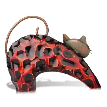 

New Metal Iron sculpture Abstract sculpture Lazy cat Animal sculpture Crafting Home furnishing articles Decoration