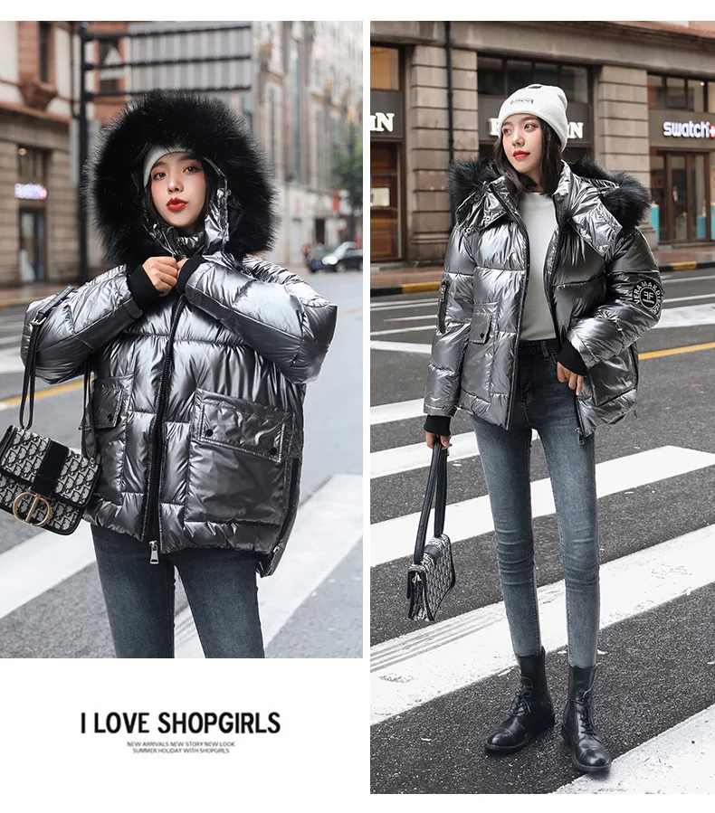 AliExpress, зима, стиль, Da Mao ling liang, хлопковое пальто, женское, корейский стиль, плотное, облегающее, большой размер, с хлопковой подкладкой