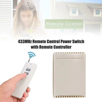 

Wireless Remote Control 220V Water Pump Switch Receiver 433MHz Controller