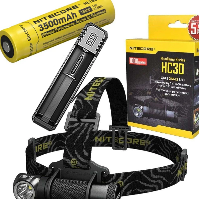 NITECORE HC30 HC30W фара CREE XM L2 U2 LED max 1000LM дальность луча 162 метра наружная фара|Фары| |