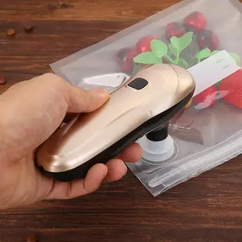 

Electric Vacuum Sealer Machine USB Handheld for Home Kitchen Food Sealing Tool Vacuum Preservation of Family Cooked Food