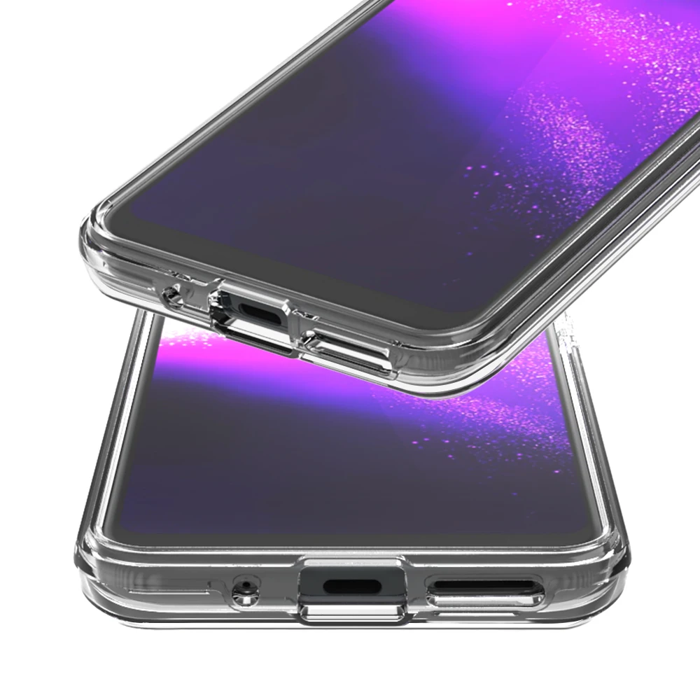 Cover Case For Motorola One Macro Clear Cover For Motorola Moto G8 Play Soft Silicone Double 4