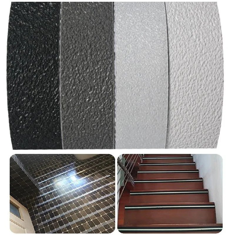 2.5cm*5M Stairs Floor Bathroom Grind Arenaceous Non-slip PEVA Safety Self-adhesive Rough Tape Antiskid Stick non slip tape