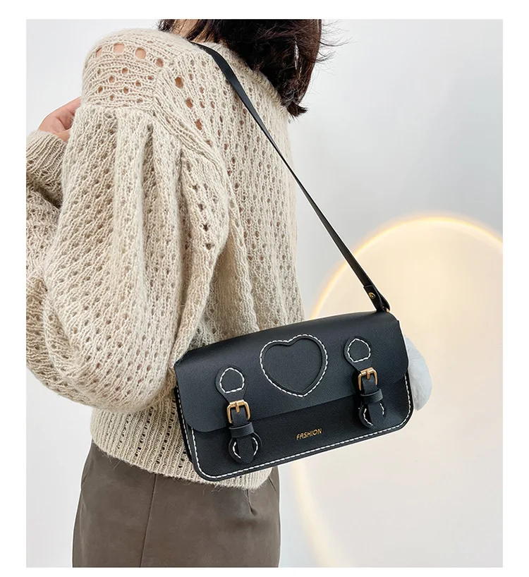DIY Handmade Bag Set Hand Stitching With Sewing Tools Crossbody Shoulder Bags for Women Contrast Color Pu Leather Woven Bag
