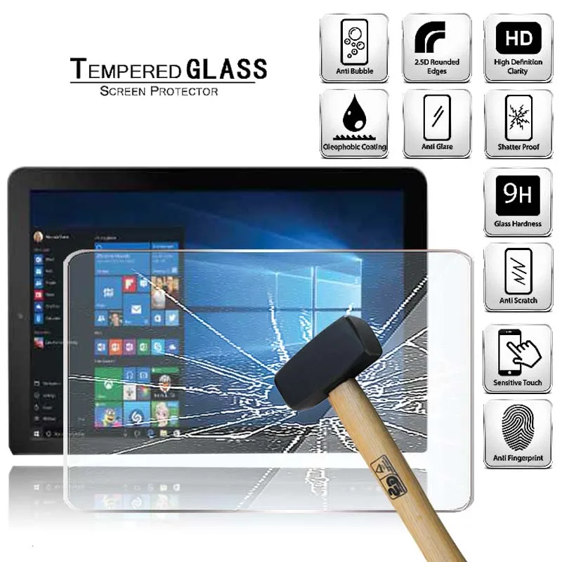 

Tablet Tempered Glass Screen Protector Cover for Rca Cambio W101 V2 10.1" HD Anti-Screen explosion-proof Breakage Tempered Film