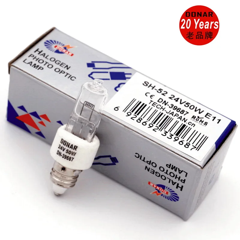 DN 39687 JD 24 в 50 Вт KGM JC 24V50W E11 mini candelabra галогенсветильник ПА Skylux операционный