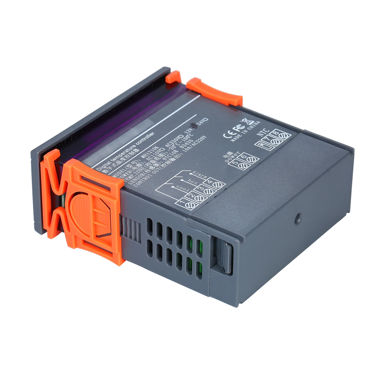 Digital Temperature Controller 12V-20~100℃ Smart LED Digital Display Thermostat Heating Cooling Temperature Calibration Control