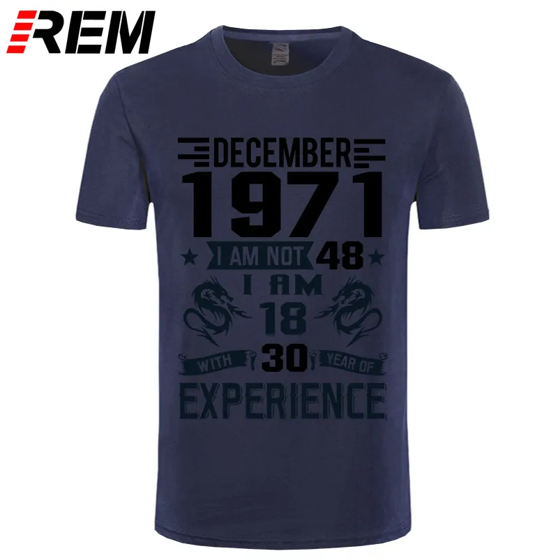 navy gray REM, новинка 1971 года, Мужская футболка с коротким рукавом, Повседневная модная футболка с принтом, 1971 - Цвет: navy gray