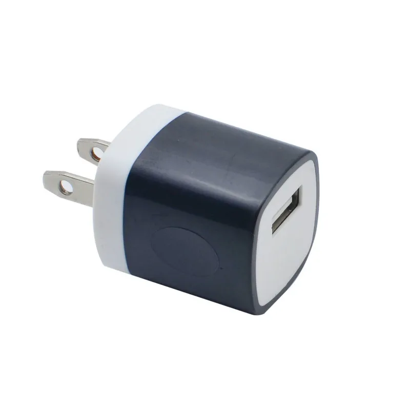 Colorful 5V 1A Mobile Phone Charger Charging Small Size for Iphone 8 Plus Samsung Galaxy S9+ Huawei Mate 20 X Usb Wall Charger