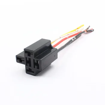 

Universal Automobile Car Truck Relay Wiring Harness Socket 4 5 Pin 5 Wire Adapter Plug Relay Holder Connector