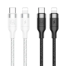 USAMS MFI сертифицированный кабель для быстрой зарядки типа c к Lightning PD для iPhone XS XR X 8 7 6s Plus 5 передачи данных зарядный кабель