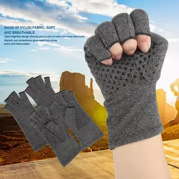 

1Pair Particles Compression Therapy Gloves Anti Arthritis Rheumatoid Hand Pain Relief Gloves Rehabilitation Training Gloves a