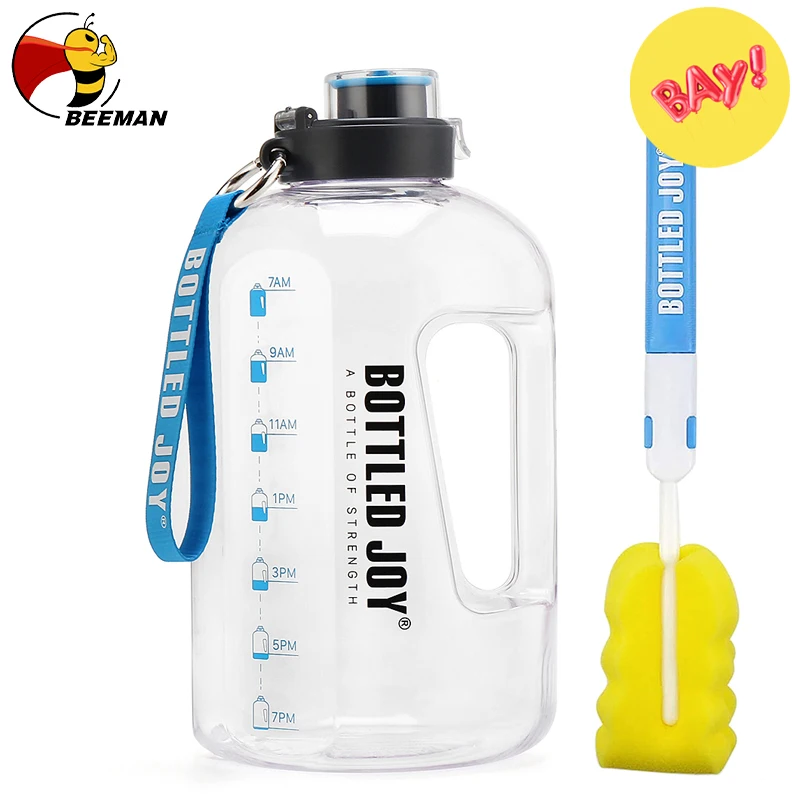 Water Bottle, BOTTLED JOY 1 Gallon Water Bottle with Straw and Handle  Bpa-Free