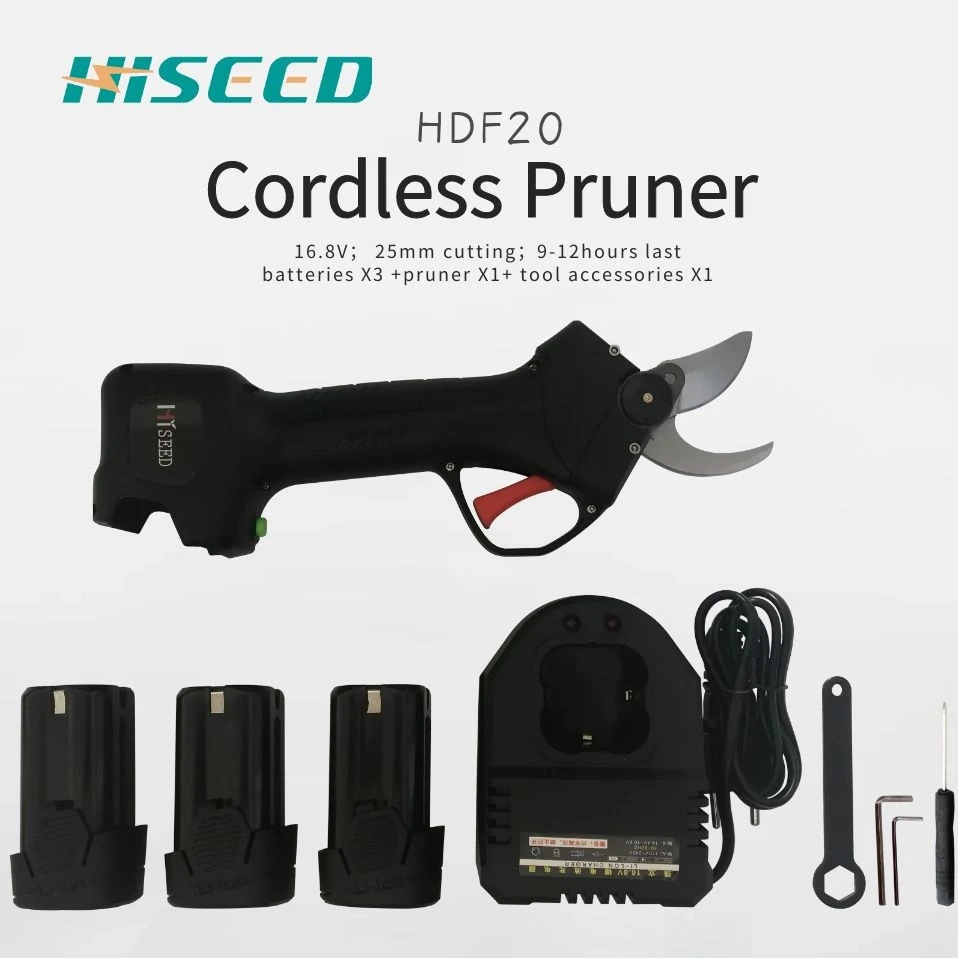 25mm Cordless Electric Pruner Light Weight Portable Pruner