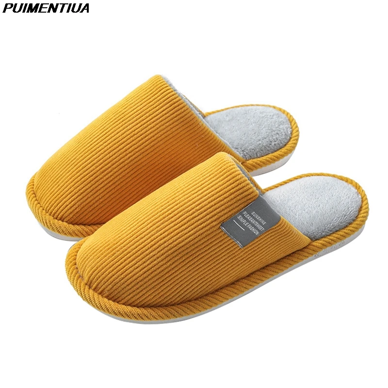 Home Fuzzy Slippers Women Winter Fur Cartoon Warm Plush Non Skid Indoor Outdoor Fluffy Lazy Female Cute Dog Cat Unisex Shoes 