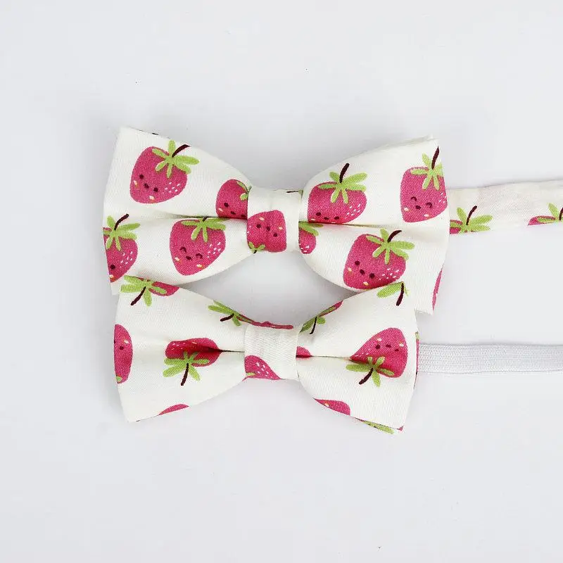 Bowtie sets Новые Брендовые мужские комплекты с милым принтом и галстуком-бабочкой для мальчиков и девочек, милые женские галстуки-бабочки - Цвет: Bowtie sets