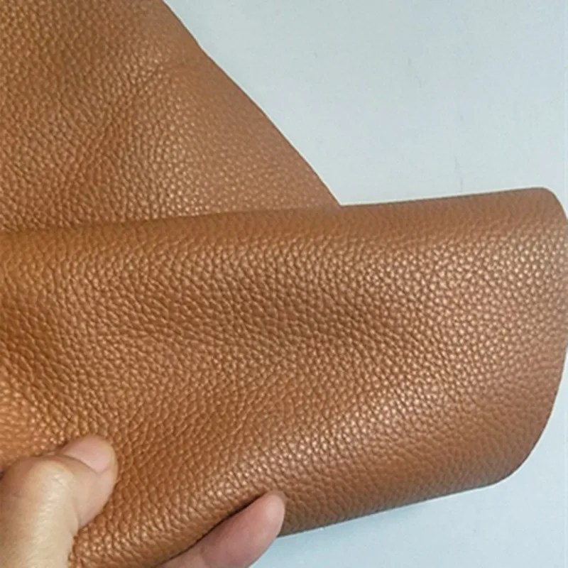 Brown Top Layer Cowhide Yellow Leather Diy Handmade Earth Sofa Seat | Дом и сад