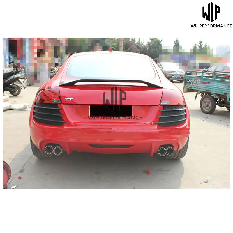 R8 PU автомобильный комплект кузова передний бампер задний бампер боковые юбки боковые крылья противотуманная фара решетка для Audi TT TTS R8 Стиль автомобиля Стайлинг 09-13