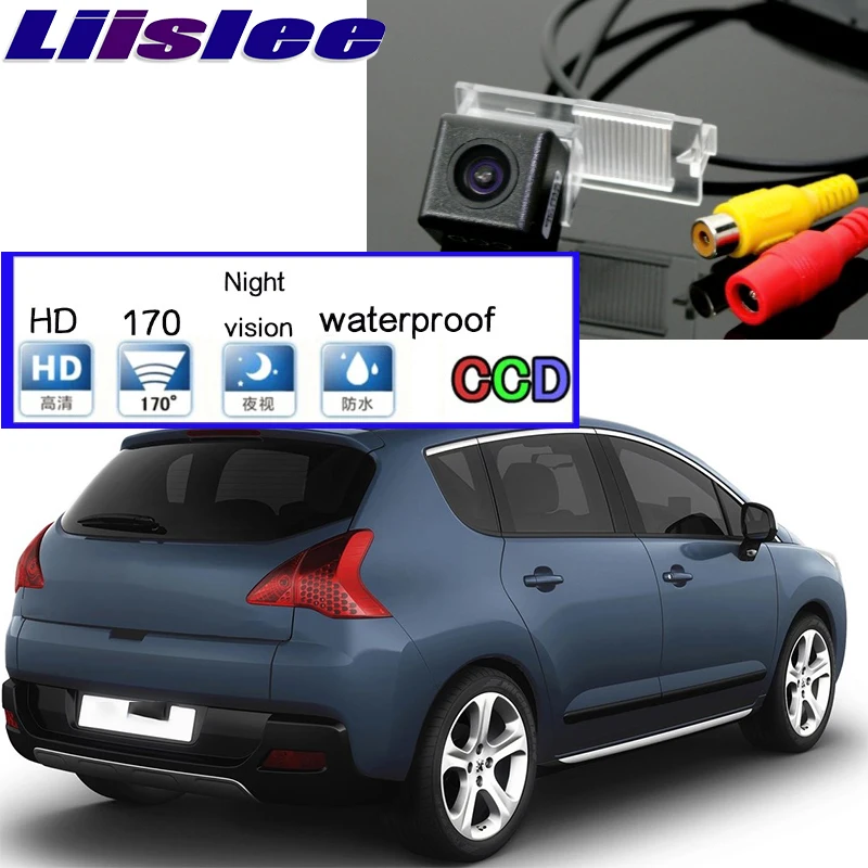 LiisleeCar Camera For Peugeot 3008 High Quality Rear View Back Up Camera PAL : NTSC Use | CCD + RCA7