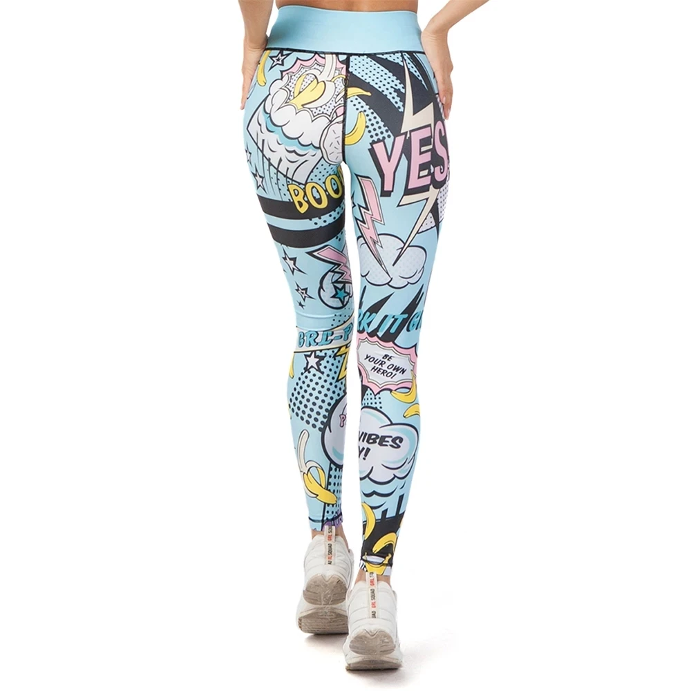 

Cartoon Pattern Women Seamless Yoga Pants Push Up Leggings Fitness Gym Sport Running Yoga High Waist Workout Leggings