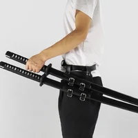 Ceinture épée en cuir PU 1/2/3, porte-épée médiéval, gaine de taille, pour hommes adultes, chevalier, arme de combat, anneau, sangle 5