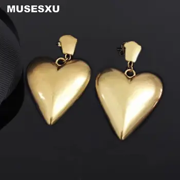 

Jewelry & Accessories New style Big Love Pendant Earring Lovely Fashion Eardrop For Women's Party Wedding Gift