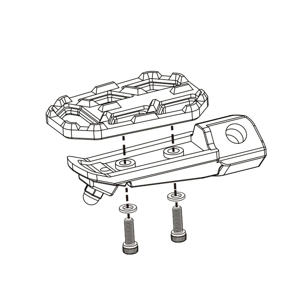 MTKRACING For versys 650 1000 VERSYS650 10-19 VERSYS1000 12-19 Billet Wide Footpegs Pedals Rest Widening Footpegs