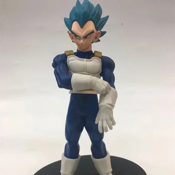 

Anime Dragon Ball Z Super Saiyan Bule Vegeta PVC Action Figure Collectible Model doll toy 17cm