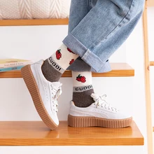 Женские носки сезона осень-зима, носки для влюбленных, домашние носки, европейские, американские уличные, модные