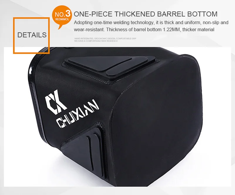 Открытый рыболовное ведро Портативный большой емкости Кемпинг рыболовное складное ведро многофункциональный ящик для хранения Портативный рыболовный инструмент