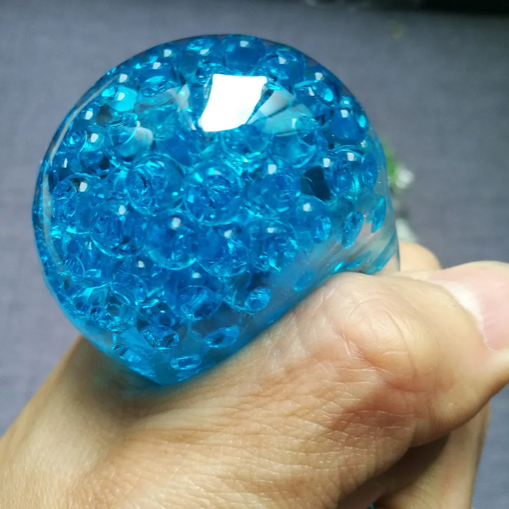 PeNeede Funny TPR Frog Gel Beads Stress Ball Autism Fidget Sensory Toy Antistress Squishy Ball