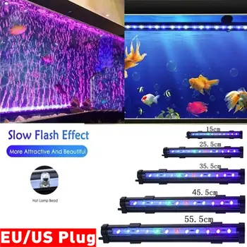 

100-240V Aquarium Light LED Waterproof Fish Tank Light Underwater Fish Lamp Aquariums Decor Lighting Plant Lamp 15-55.5CM