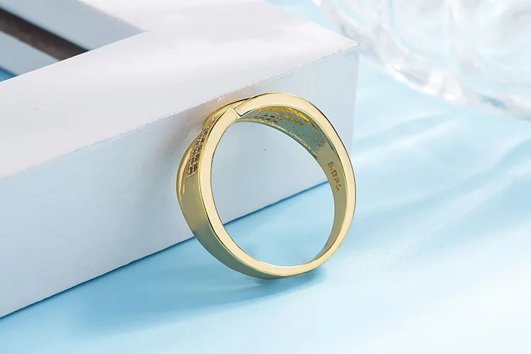 Kemstone Creatived Engagemnet кольцо медь золото посеребренное кольцо для женщин ювелирные изделия подарок