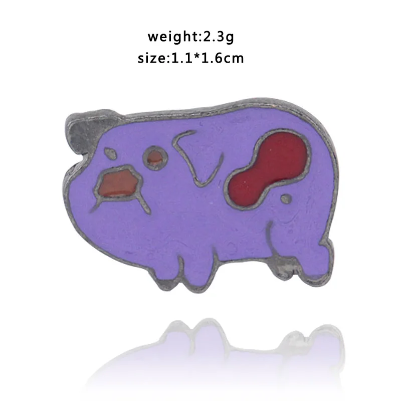 Brooch-183 12 стилей Горячая игрушка брелок Диппер журнал свинья Мэйбл Билл Шифр Гравити Фолз босс Гидеон - Цвет: Brooch-183