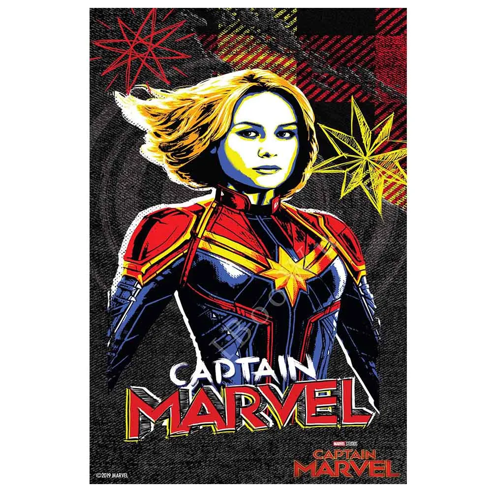 Marvel красный оповещения винтажные Плакаты для домашнего декора крафт-бумага высокого качества плакат стикер на стену 20x30 см