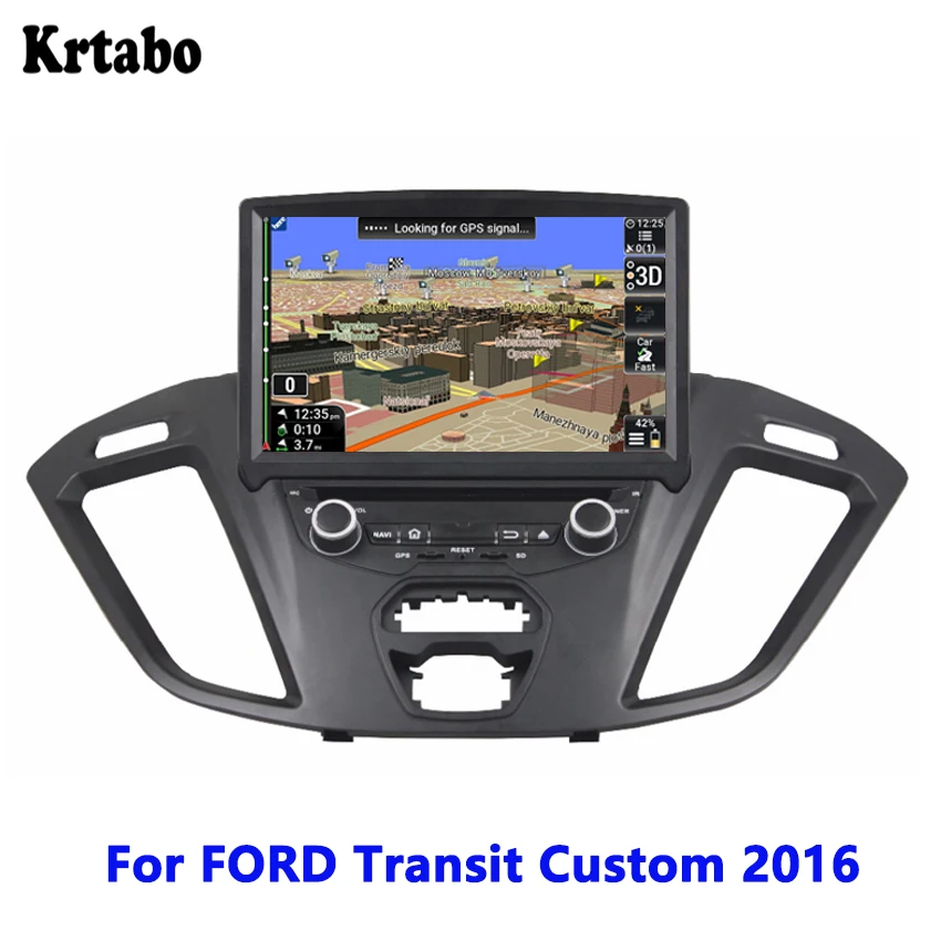 Для FORD Transit Custom Автомагнитола Android мультимедийный плеер сенсорный экран навигация обратное изображение поддержка DVD