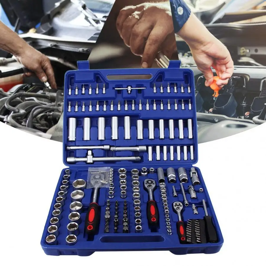 £36.56 171pcs Socket Ratchet Car Repair Tool Wrench Set 14in 38in