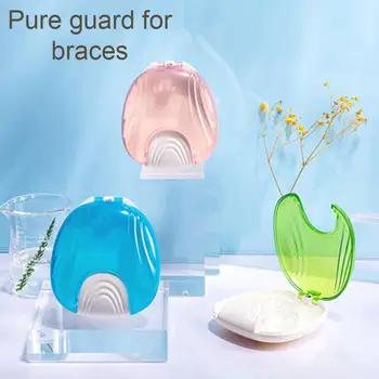 

3 Colors Press-to-Open Dental Retainer Denture Storage Orthodontic Outdoor Travel Box Boxes Case Box Partial Denture Small