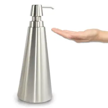 

Liquid Soap Container Stainless Steel Soap Dispenser Press Type Bottle Cleaning Gel Holder For Home Outdoor 320ml 450ml 750ml
