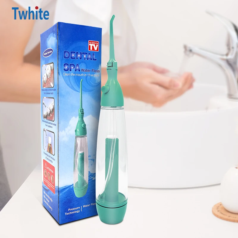 Twhite, портативный стоматологический спа ирригатор для полости рта, струя воды, зубная нить для глубокого отбеливания зубов, уход за полостью рта, чистка зубов, отбеливание
