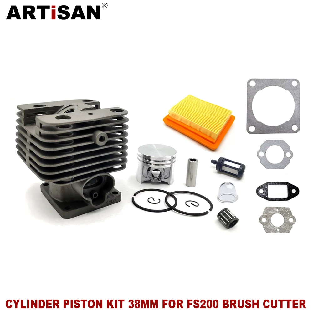Поршень цилиндра 38 мм 4134 020 1212 для триммера STIHL FS200 FS 200-R SP200 SP 200-Z | Инструменты