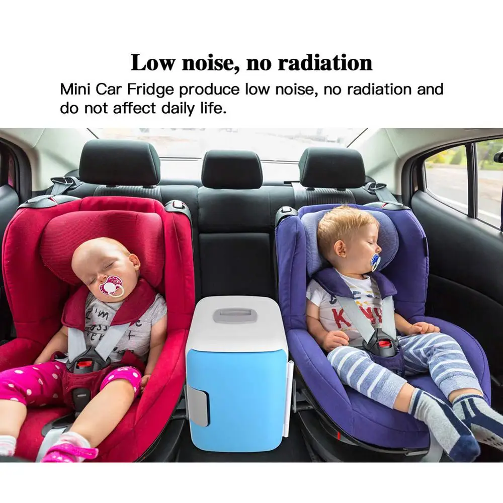 

Ultra Quiet Low Noise Car /Home Mini Refrigerators Freezer Cooling Heating Box Fridge 4L 12V-220V Use Travel Refrigerators